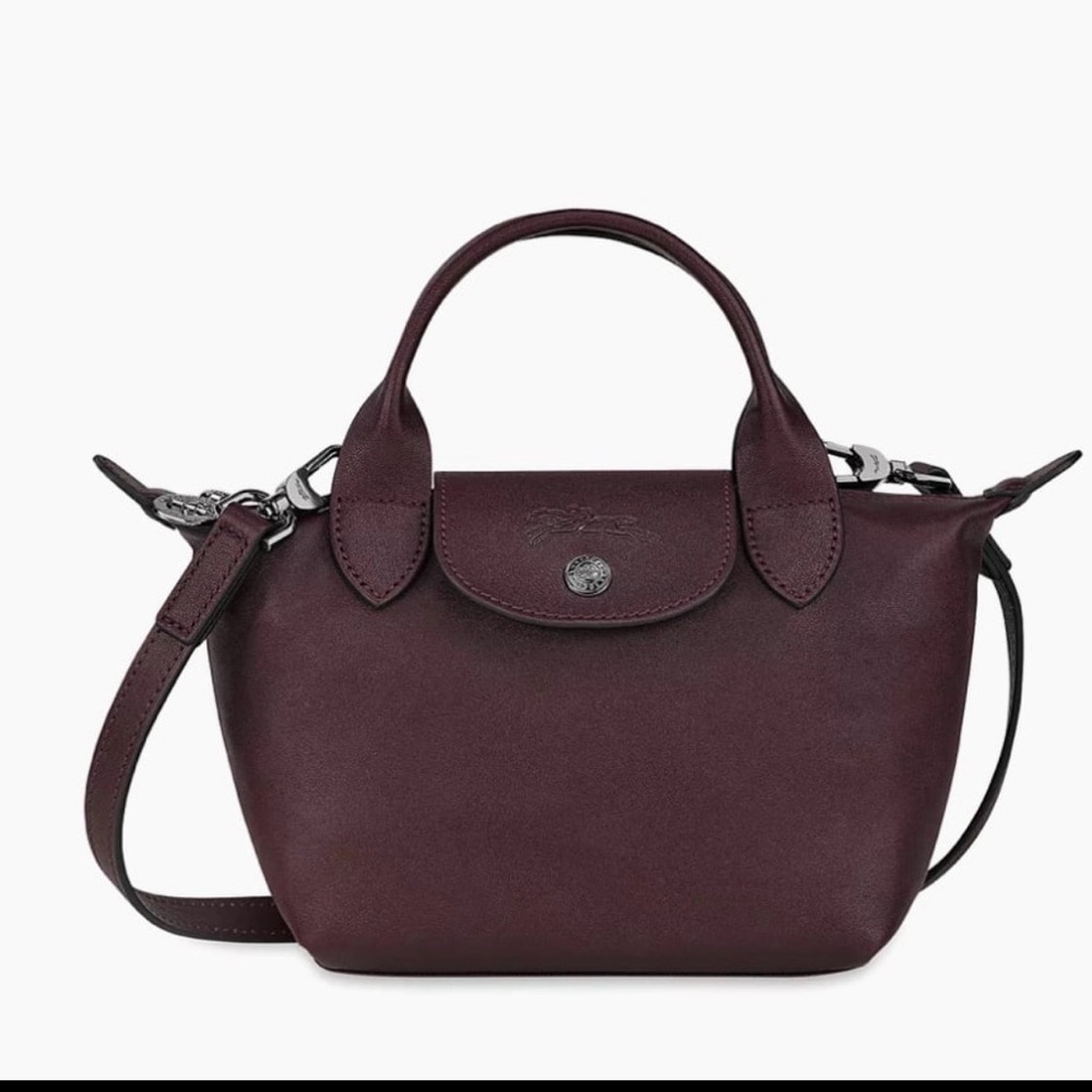 Longchamp XS Le Pliage Cuir Crossbody Tote